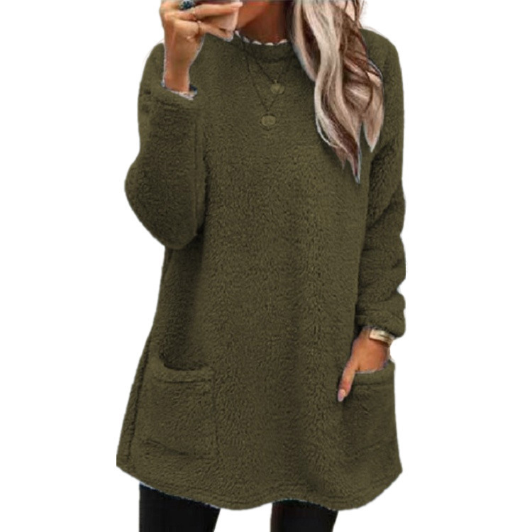 Lucy - Pull Long à Manches Longues en Fleece