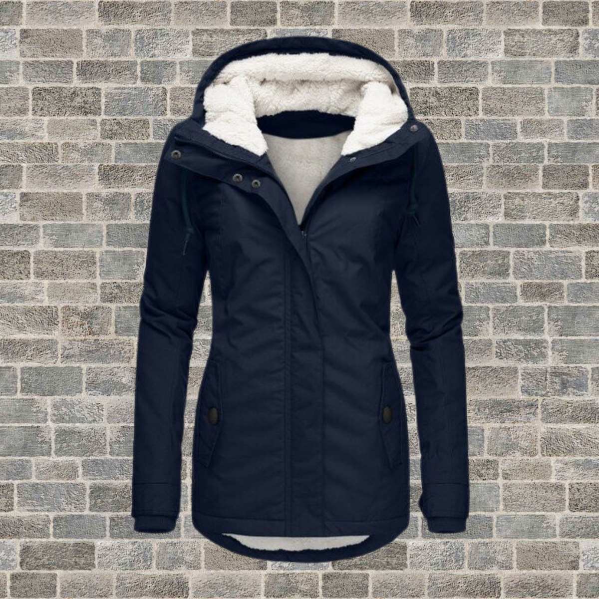 Jenna – Manteau sherpa à capuche ultra-confort