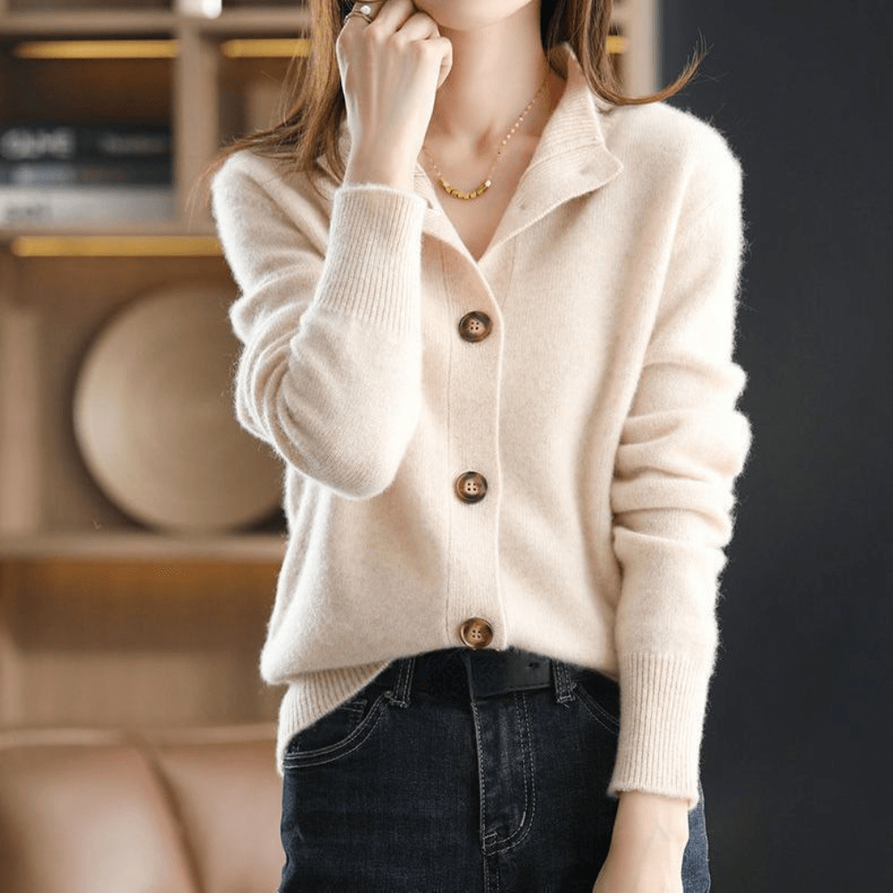 Anny – Cardigan en Cachemire Luxueux