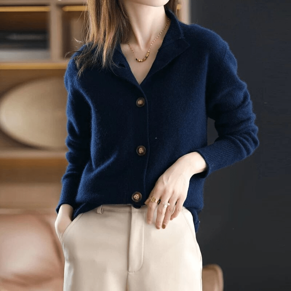 Anny – Cardigan en Cachemire Luxueux