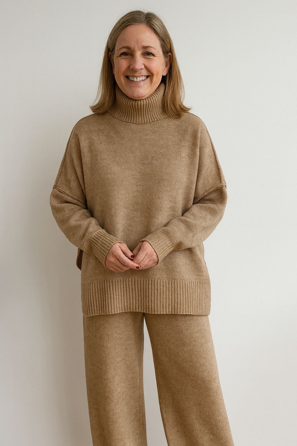 Stella - Ensemble de Pantalons Tricotés Amples et Confortables