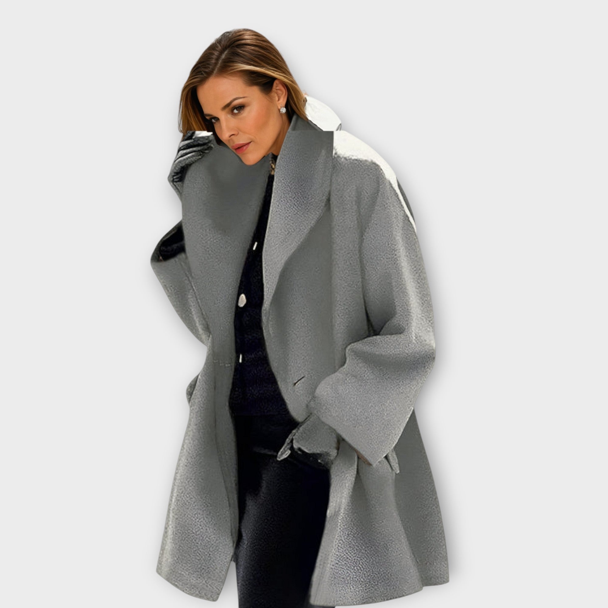 Emma – Manteau en laine premium coupe-vent