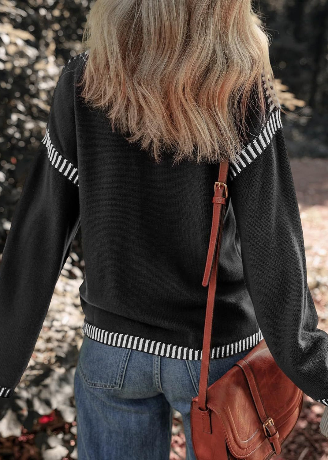 Marisa - Pull Chic Contrasté