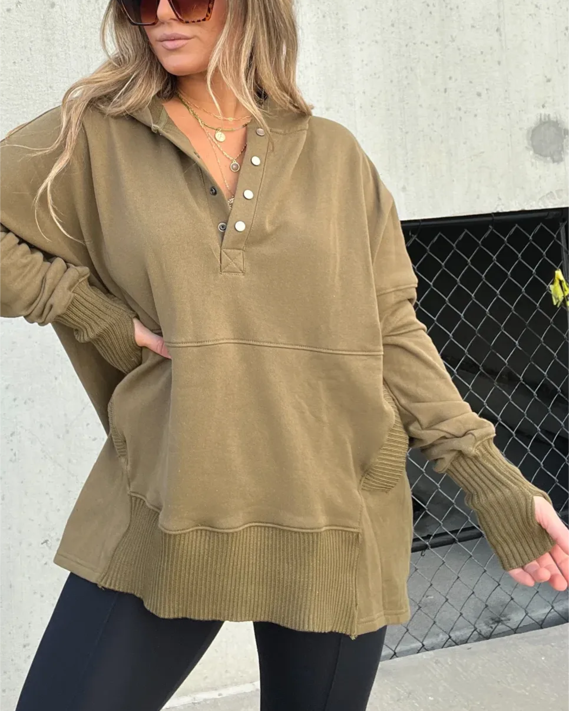 Maggie - Hoodie de Luxe Fluide