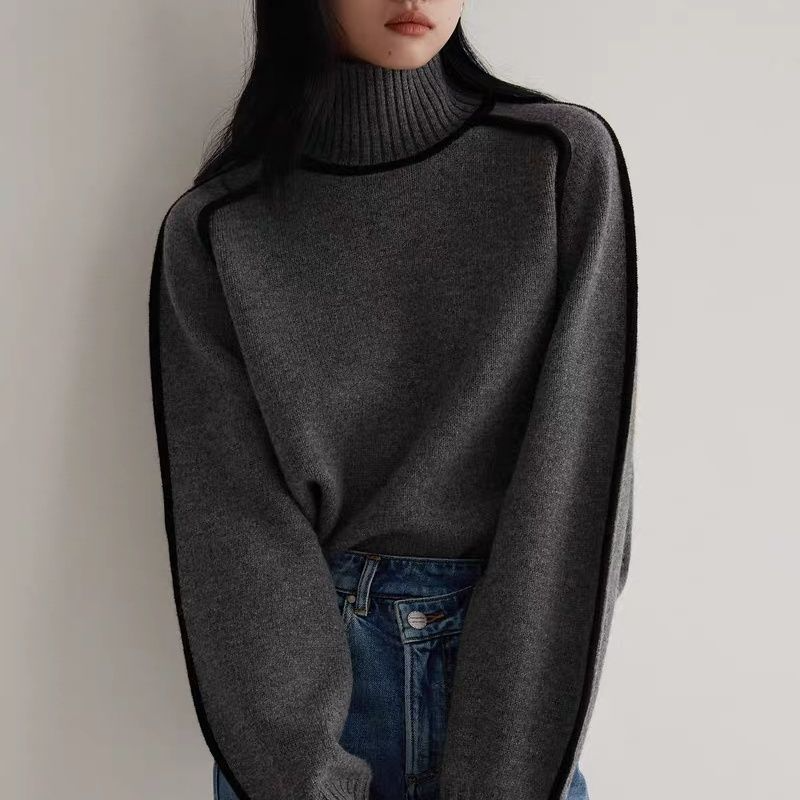Claire - Pull Chic à Col Roulé