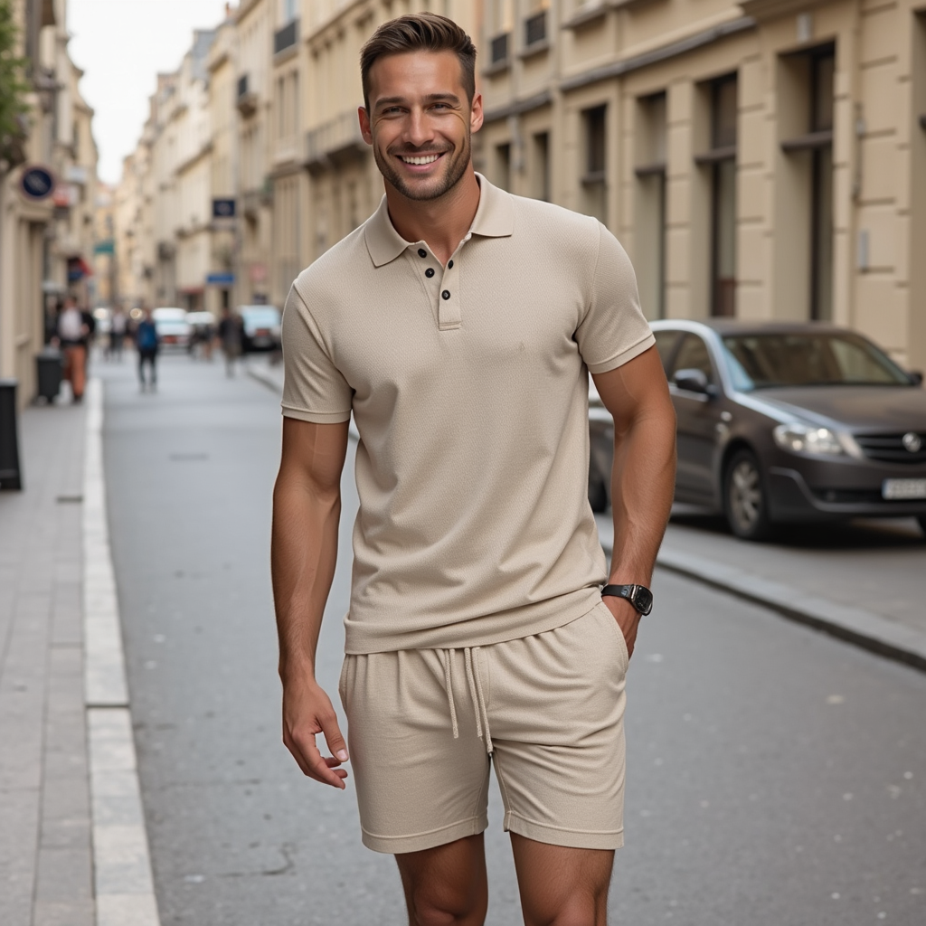 Saint-Raphaël – Polo Estival à Finition Texturée