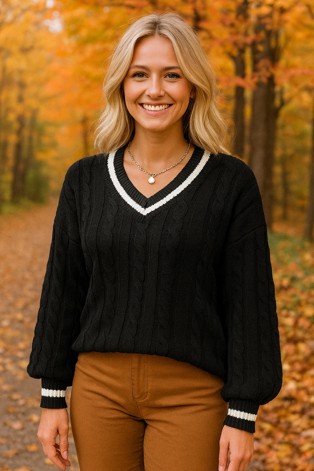 Chloé - Pull décontracté à col en V