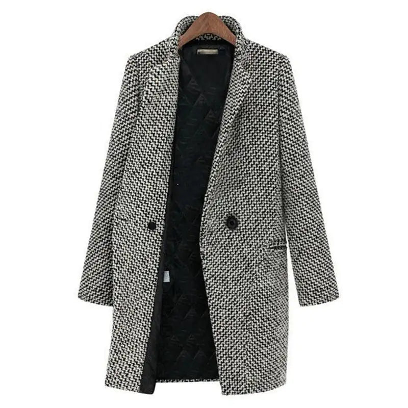 Evelyn – Manteau d’hiver en laine chic