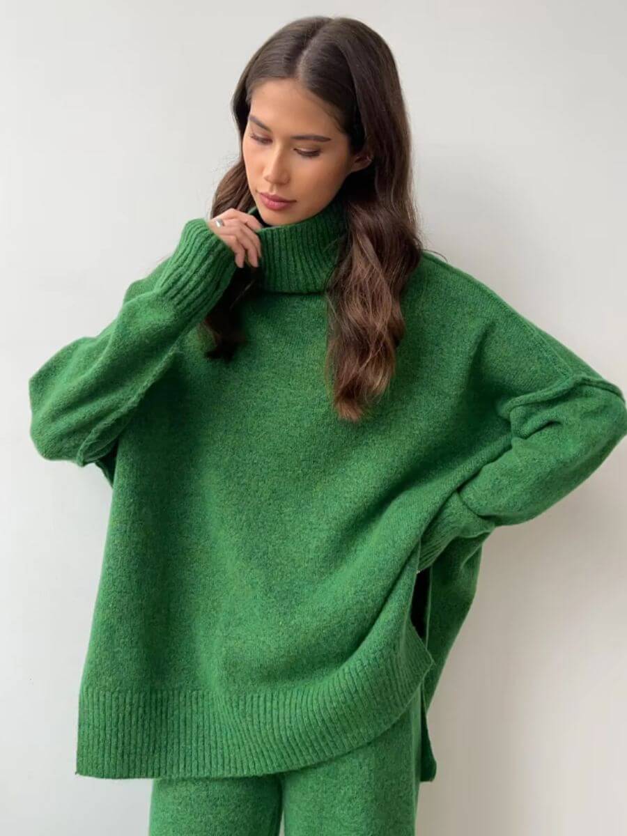 Stella - Ensemble de Pantalons Tricotés Amples et Confortables