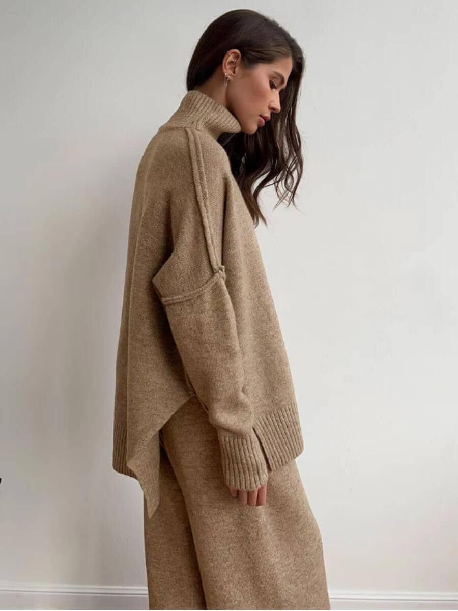Stella - Ensemble de Pantalons Tricotés Amples et Confortables