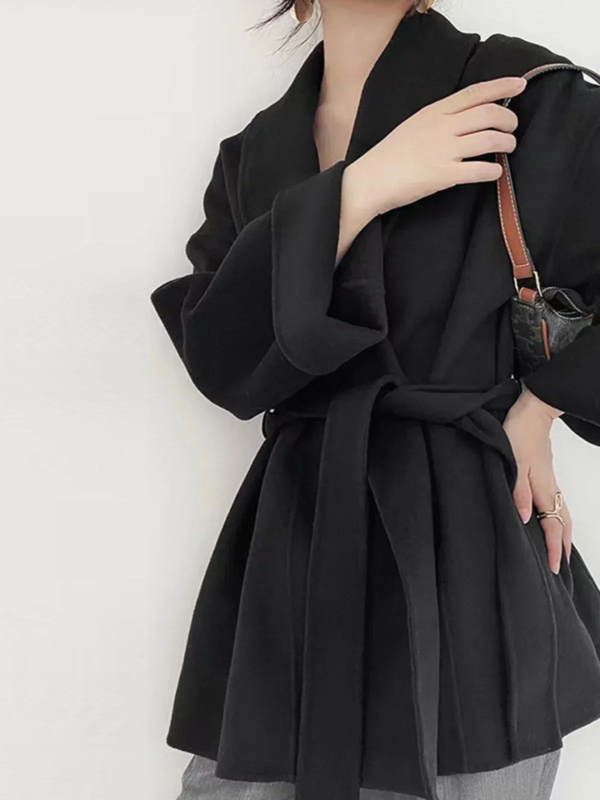 Serenya – Manteau en laine et cachemire fait main