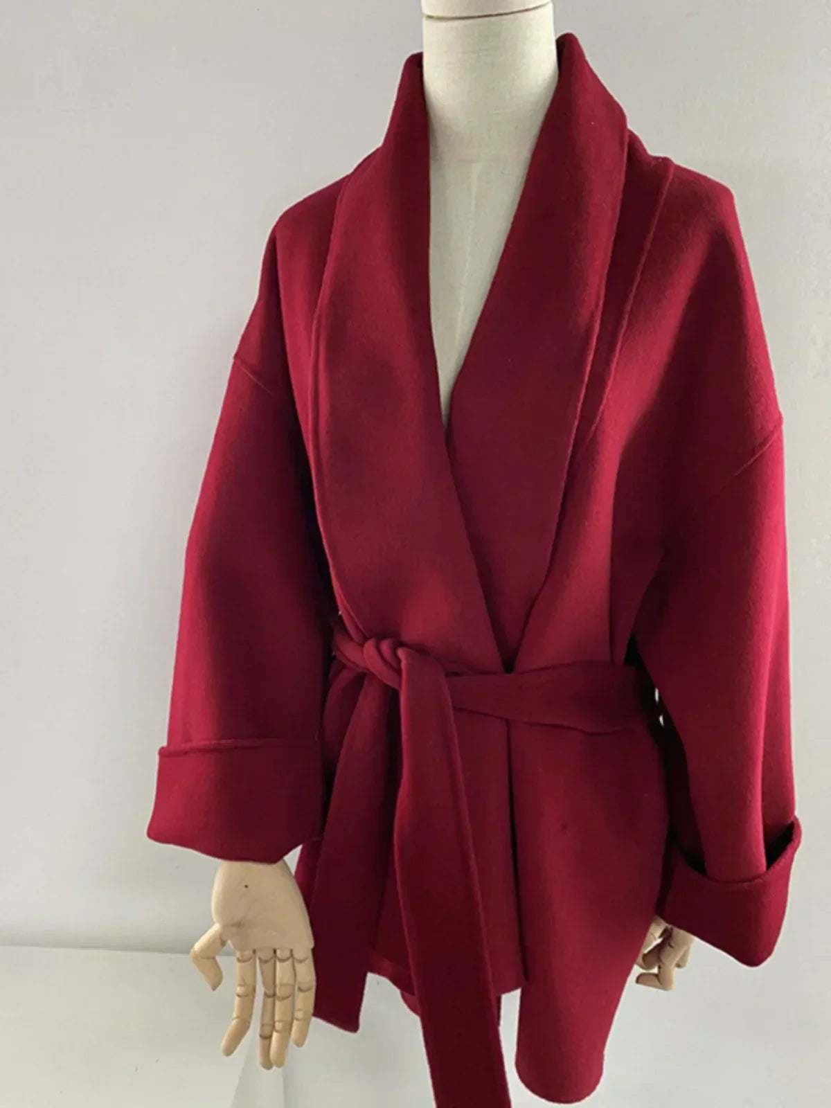 Serenya – Manteau en laine et cachemire fait main