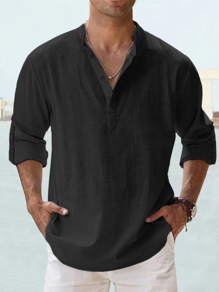 Port-Lumière™ | Chemise en Lin Aérien par Beauclaire
