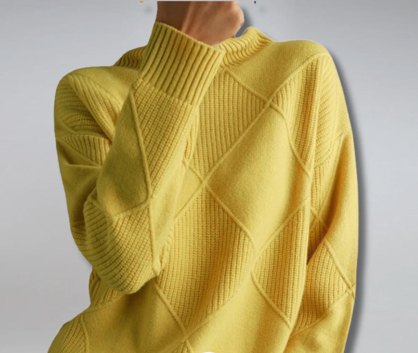 Bella - Pull Douillet à Col Roulé
