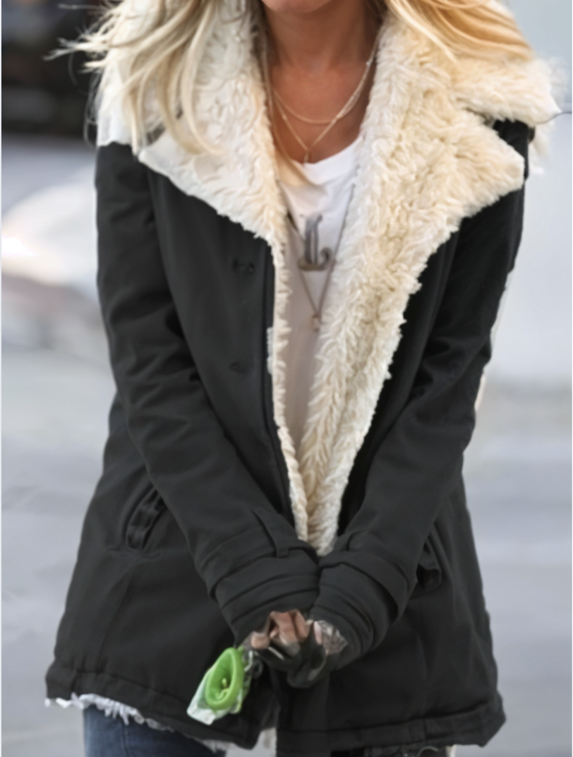 Masha – Veste confortable à revers