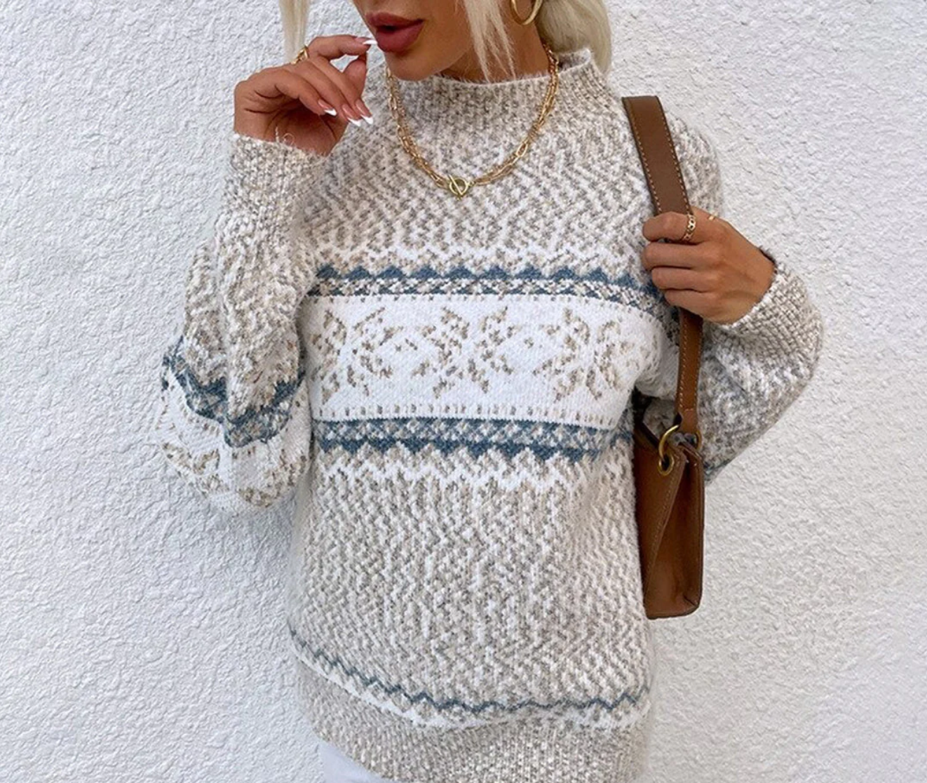 Bella - Doux Pull Col Roulé