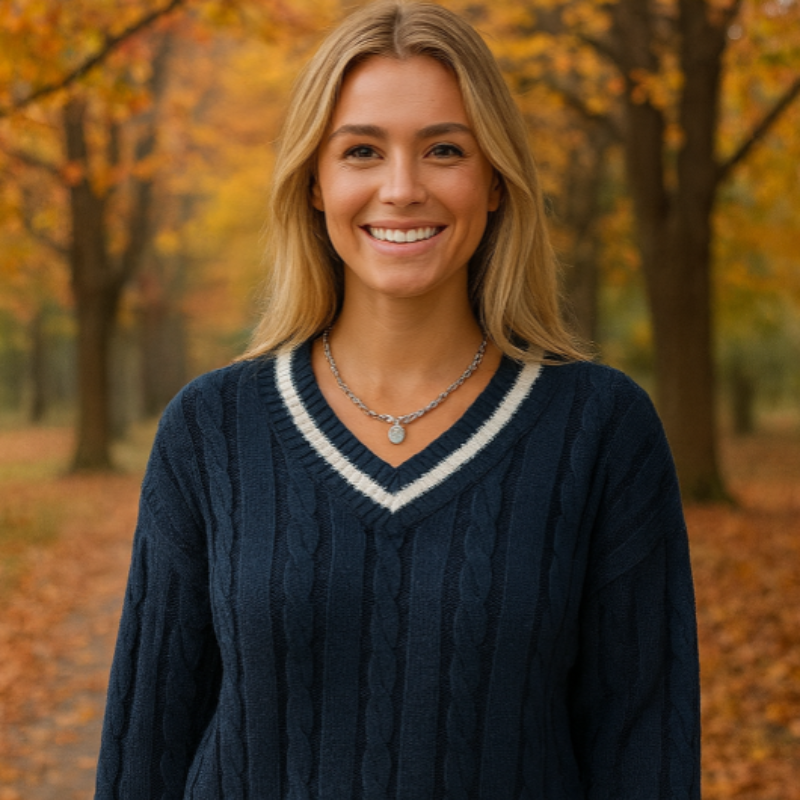 Chloé - Pull décontracté à col en V