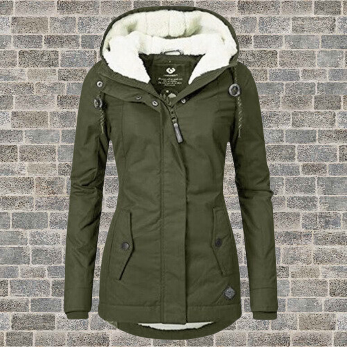 Jenna – Manteau sherpa à capuche ultra-confort