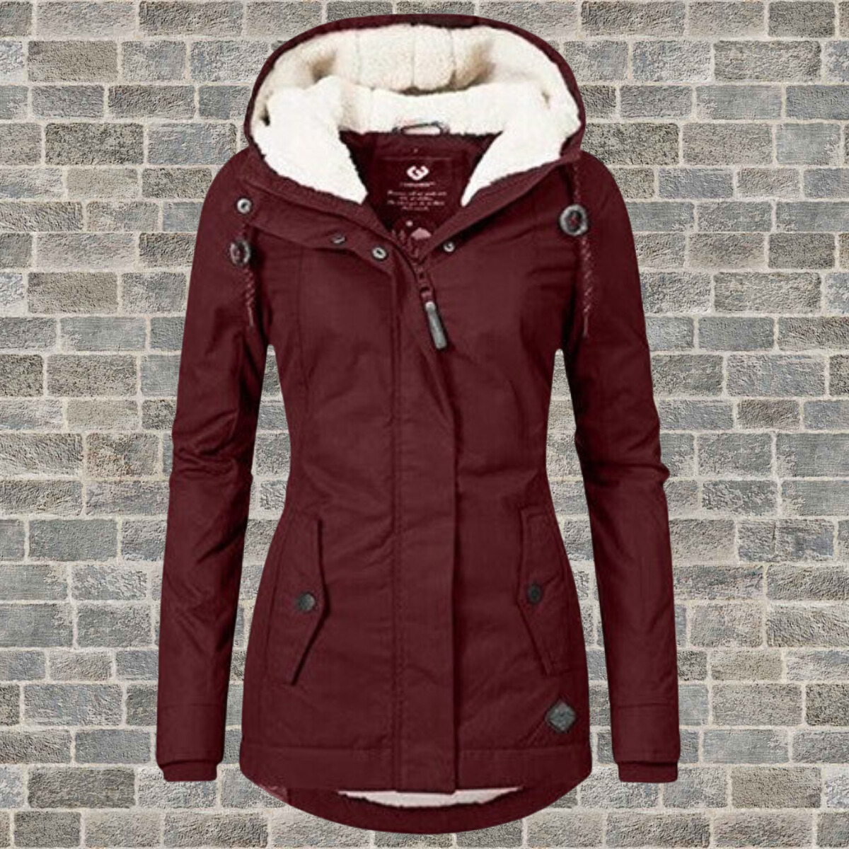 Jenna – Manteau sherpa à capuche ultra-confort