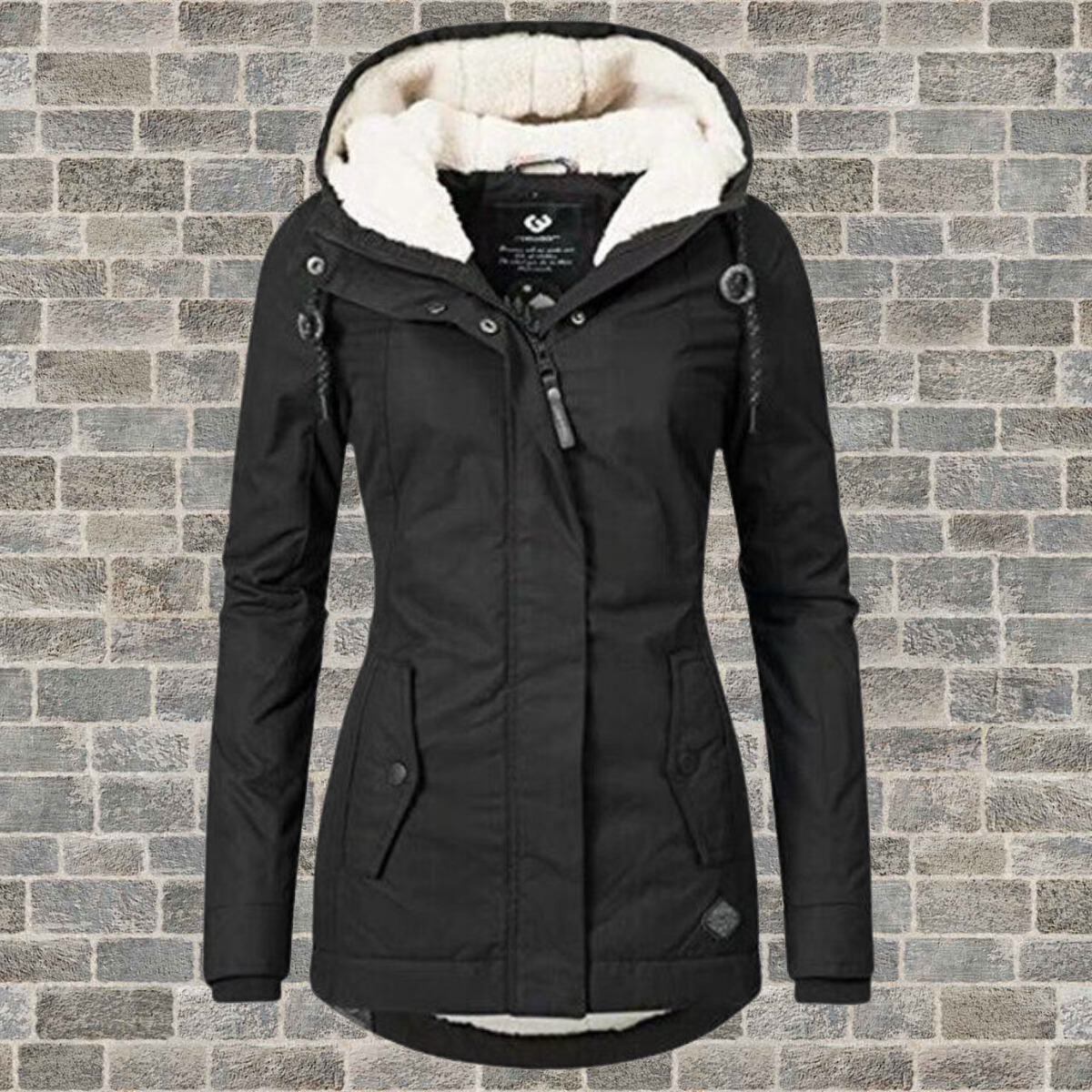 Jenna – Manteau sherpa à capuche ultra-confort