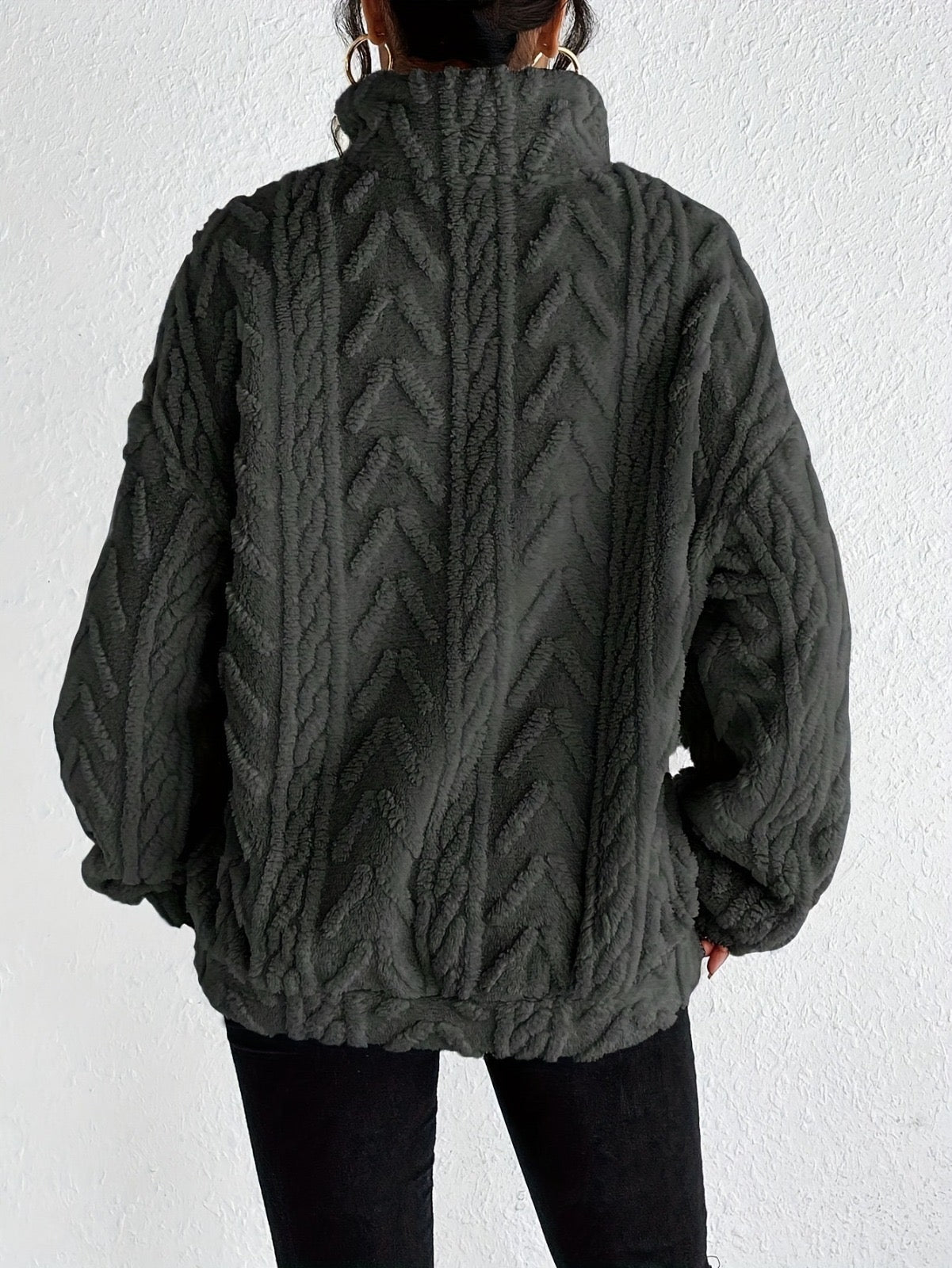Aila - Hoodie Zippé Fluffy