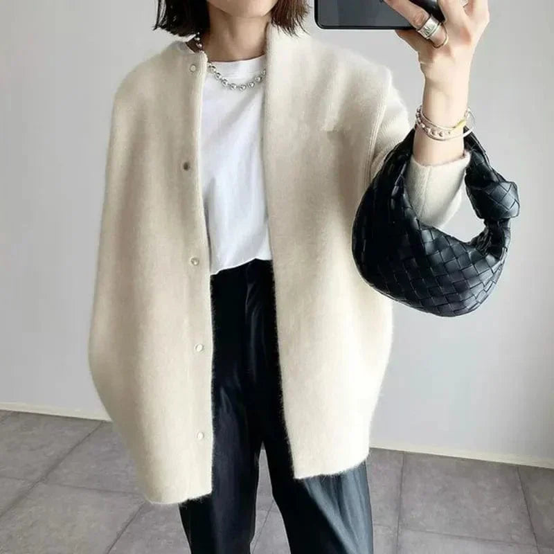 Vanna™ | VESTE EN MAILLE LUXUEUSE AVEC BOUTONS