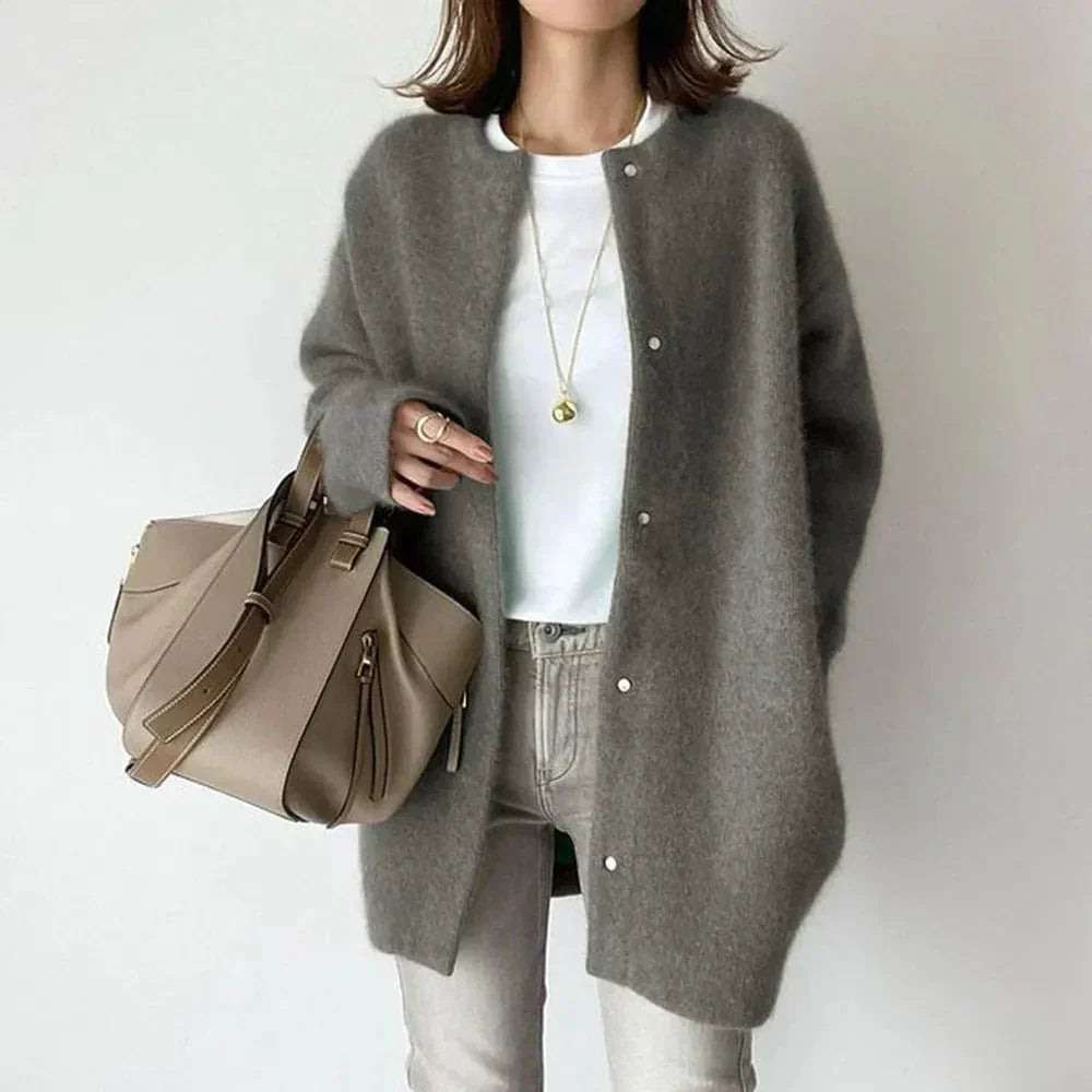 Vanna™ | VESTE EN MAILLE LUXUEUSE AVEC BOUTONS