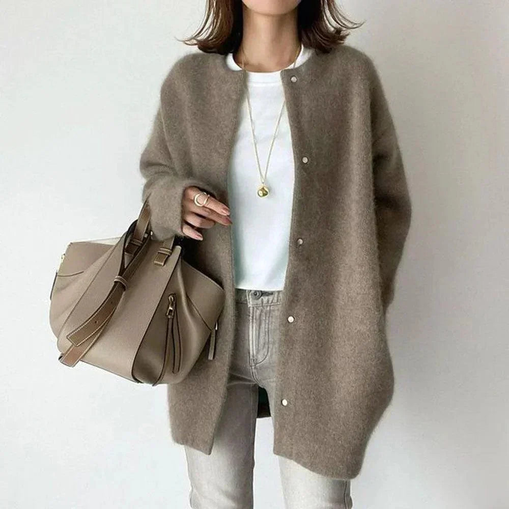 Vanna™ | VESTE EN MAILLE LUXUEUSE AVEC BOUTONS