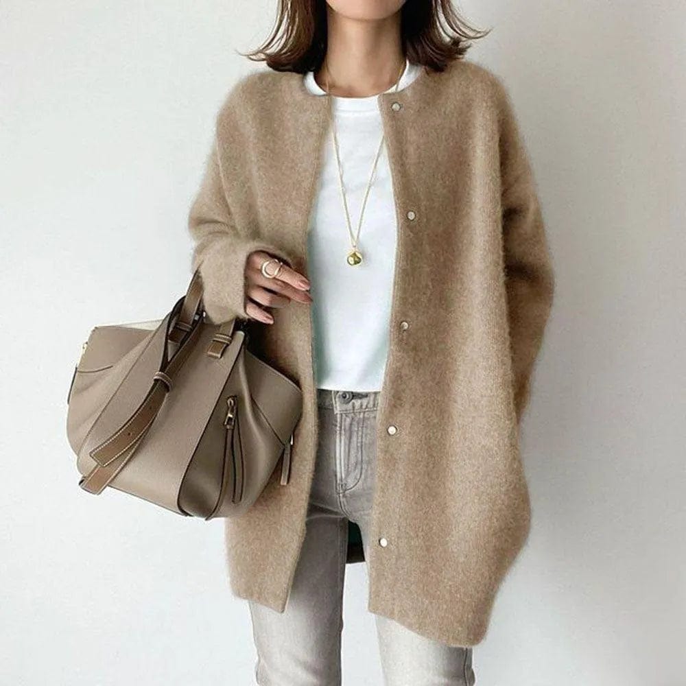 Vanna™ | VESTE EN MAILLE LUXUEUSE AVEC BOUTONS