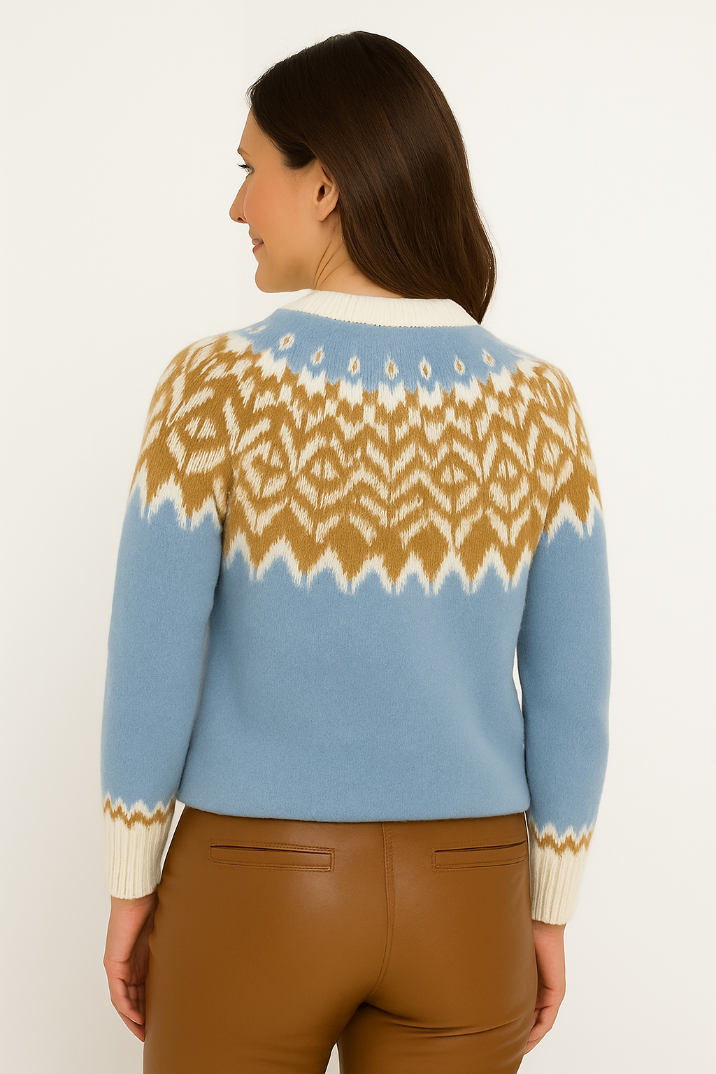 Victoria – Pull à motif nordique