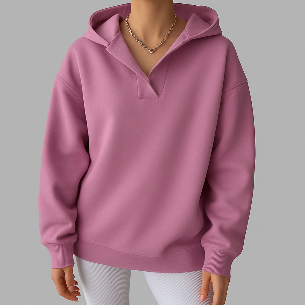 Chantalle | Hoodie Oversize Femme Col V
