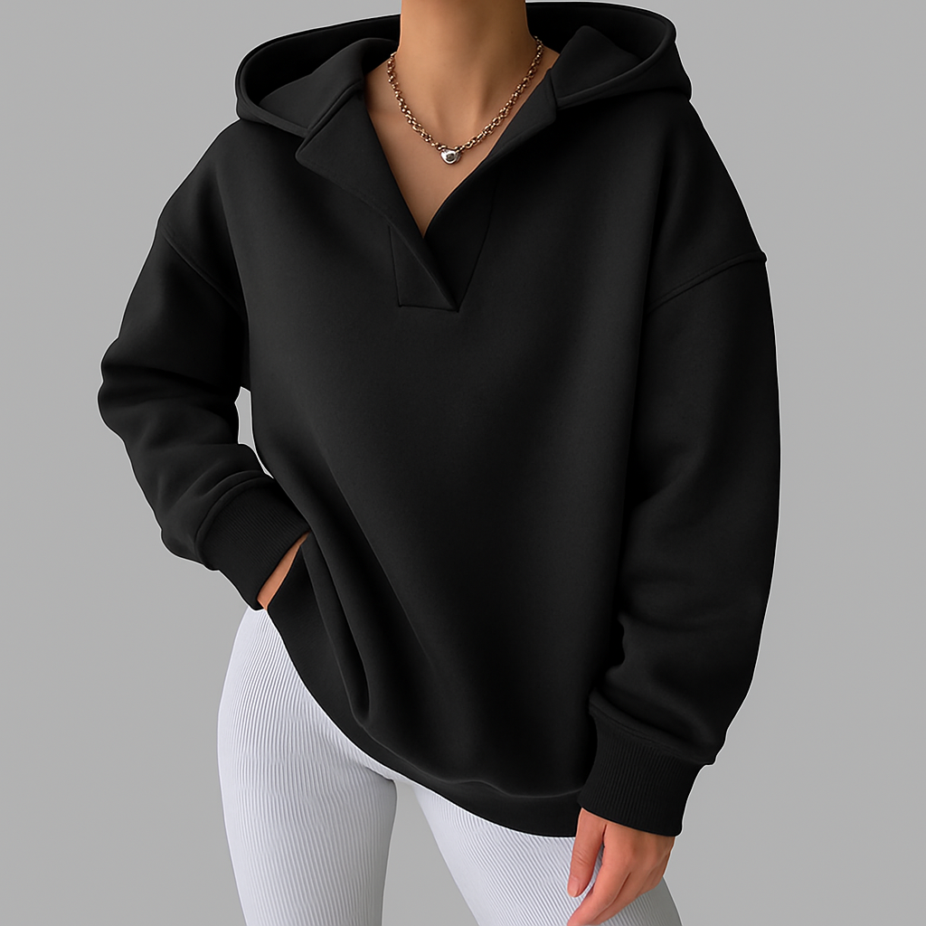 Chantalle | Hoodie Oversize Femme Col V