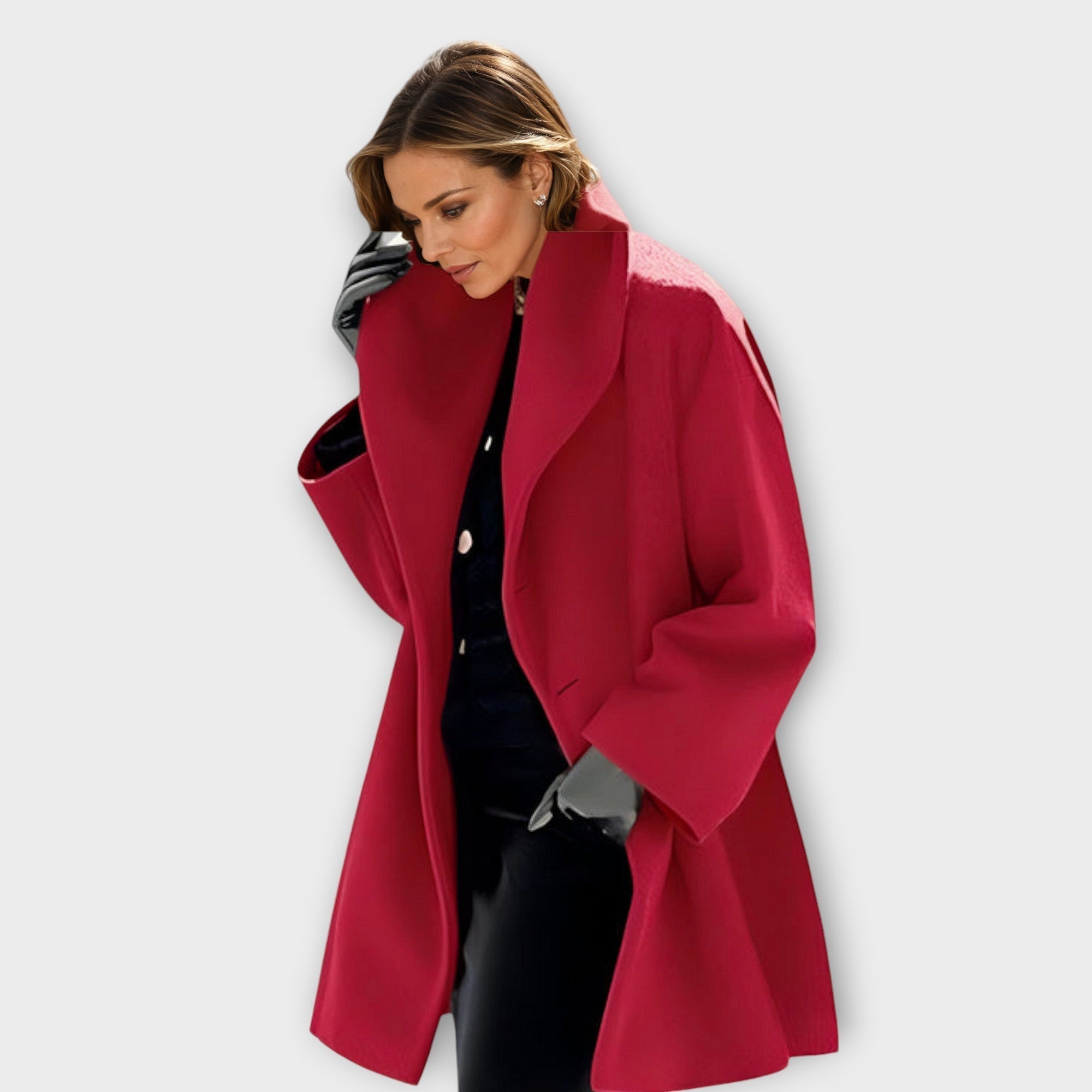 Emma – Manteau en laine premium coupe-vent