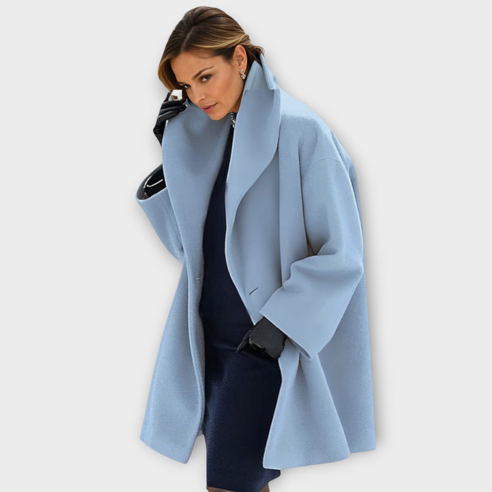 Emma – Manteau en laine premium coupe-vent