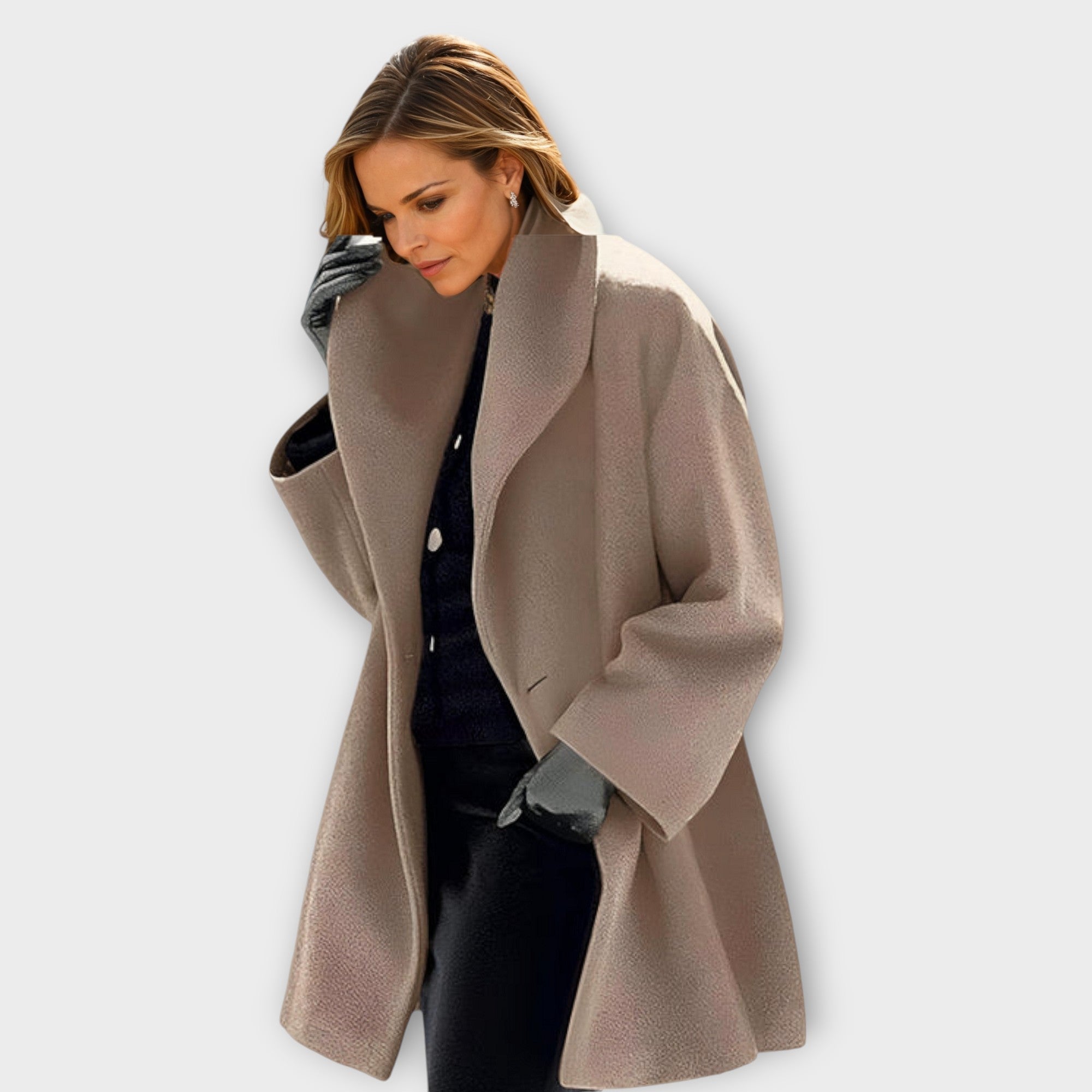 Emma – Manteau en laine premium coupe-vent