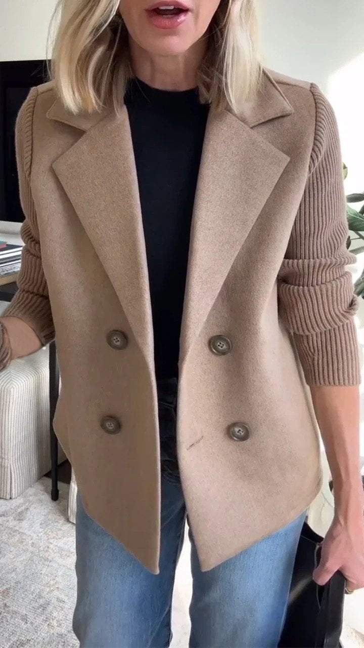 Alesia – Blazer décontracté à boutons élégants